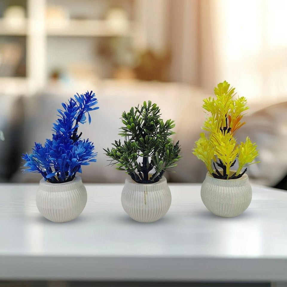 vibrant Multicolor Flower Pot Planter Set