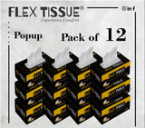 Stylish Black and Golden Tissue Boxes