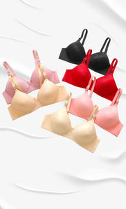 1 Pc Cotton Lace Padded Bra