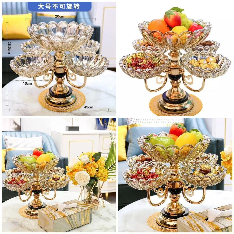 Elegant Golden Decorative Tray