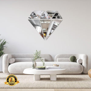 Diamond Shaped Wall Mirror