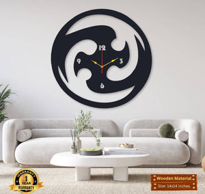 Round Ninja Wall Clock