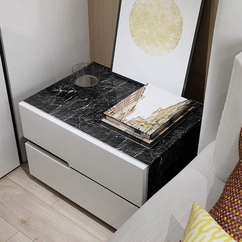 Self Adhesive Black Marble Sheet