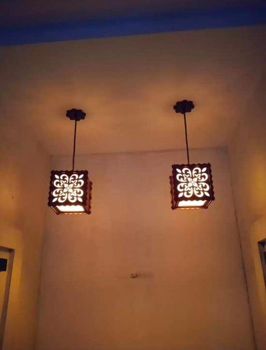 Latest Design Wooden Ceiling Lamp