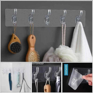 Durable Transparent Wall Mount Hook