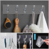Durable Transparent Wall Mount Hook