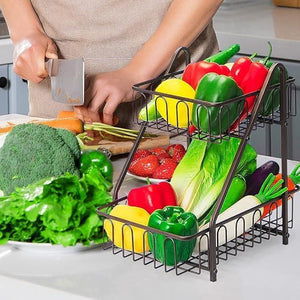 Stylish Stainless Steel Fruit Basket