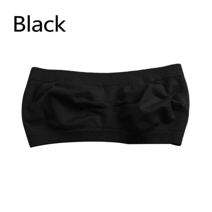Multicolor Lycra Non-Padded Strapless Tube Bra