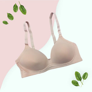 Silk Plain Comfortable And Lightweight Padded Bra