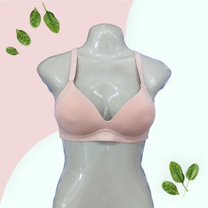 Silk Plain Comfortable And Lightweight Padded Bra