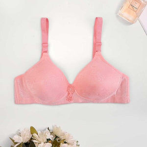Comfortable Push Up Bra In Cotton-Polyester Blend