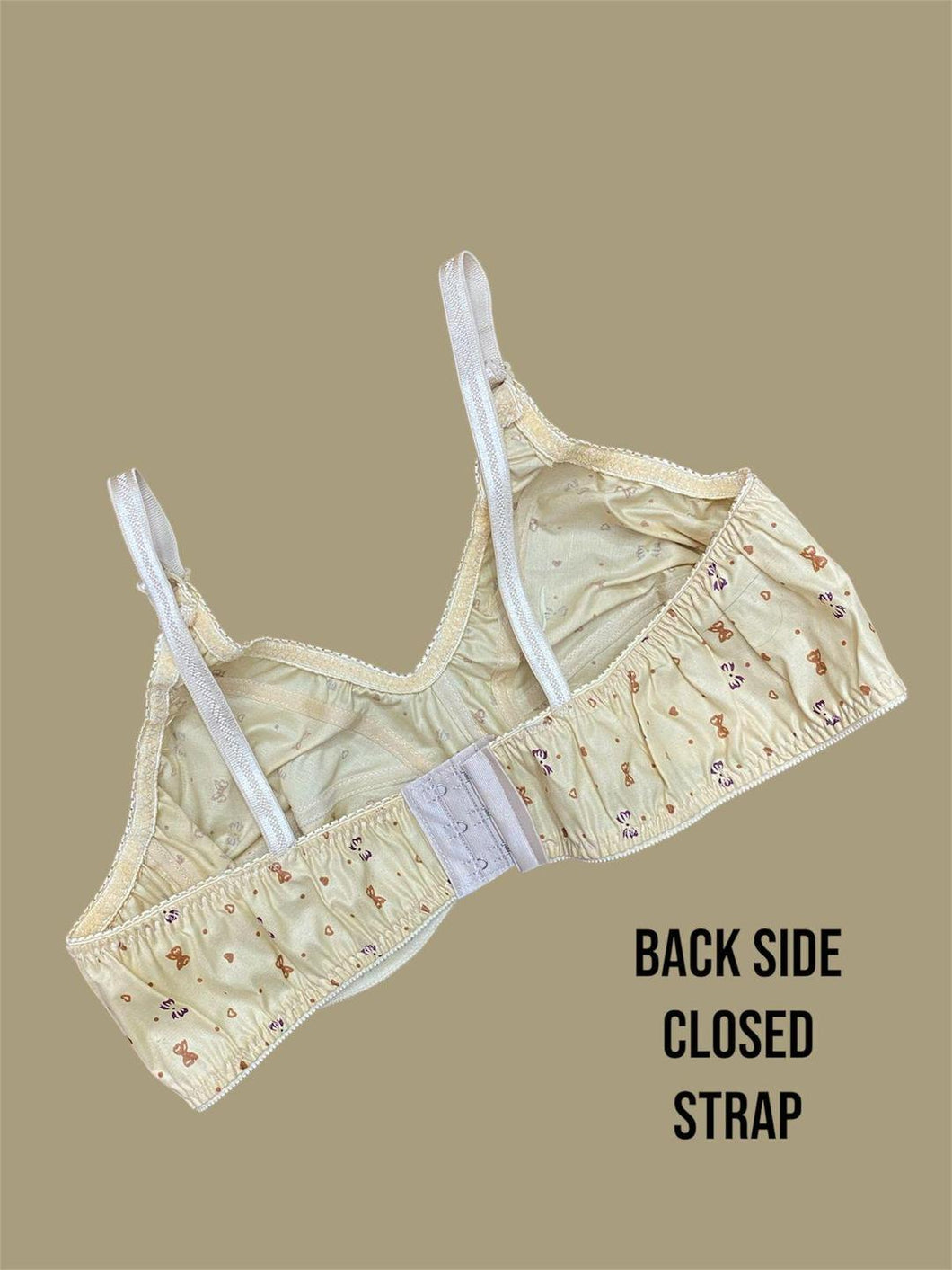 Cotton Printed Lightweight And Breathable Non-Padded Bra