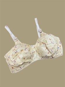 Cotton Printed Lightweight And Breathable Non-Padded Bra