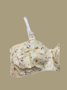 Cotton Printed Lightweight And Breathable Non-Padded Bra