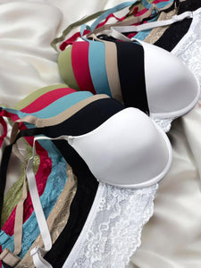 Comfortable & Lightweight Push Up Bra - Multicolor Malai Fabric 1 Pcs