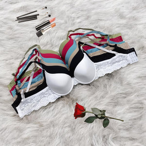 Comfortable & Lightweight Push Up Bra - Multicolor Malai Fabric 1 Pcs