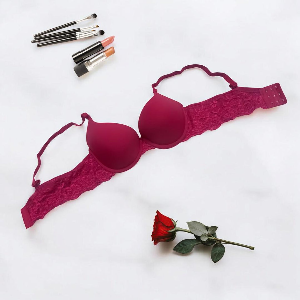 Comfortable & Lightweight Push Up Bra - Multicolor Malai Fabric 1 Pcs