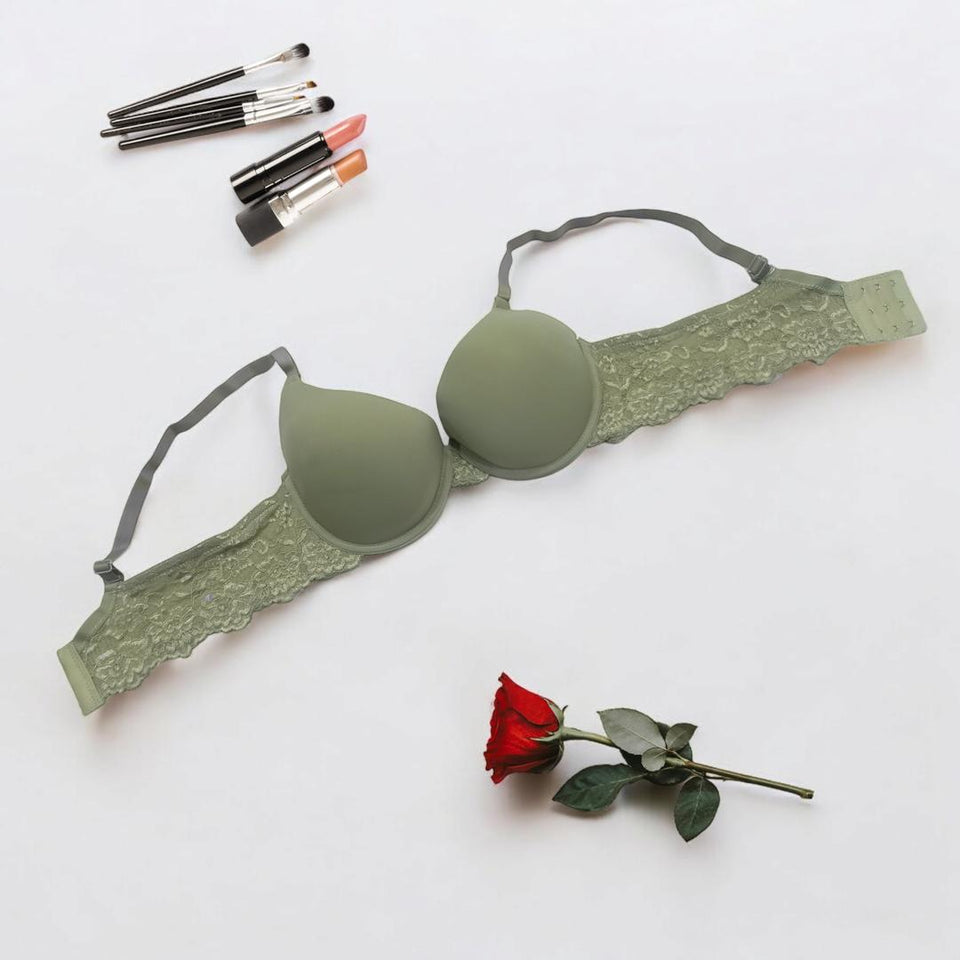Comfortable & Lightweight Push Up Bra - Multicolor Malai Fabric 1 Pcs