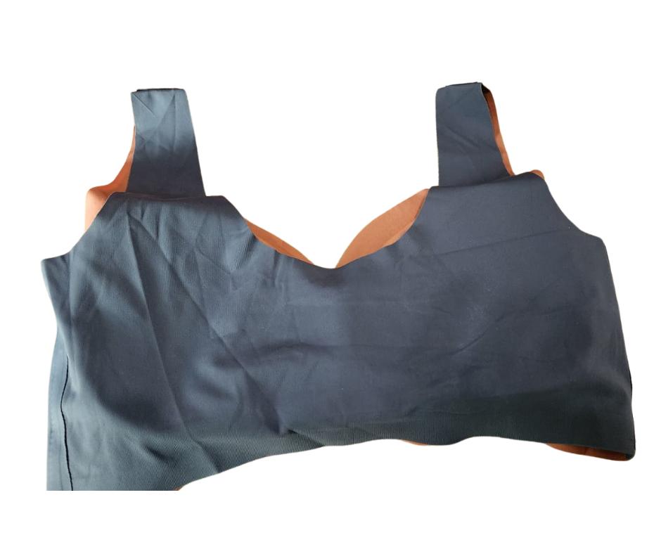 Nylon Plain Padded Sports Bra
