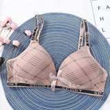 Comfortable Multicolor Silk Push UP Bra - 1 Pcs