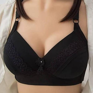 Jersey Sequins Padded Bra - Comfortable & Lightweight
