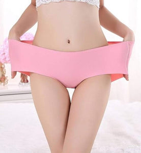 Luxurious Silk Briefs - 3 Pcs Comfortable & Breathable Multicolor Plain Design