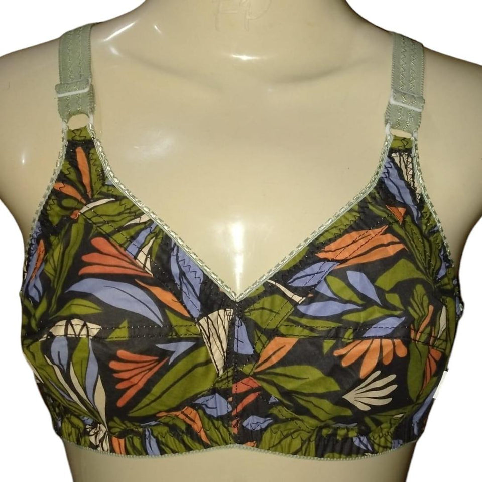 Pack Of 4 Cotton Bras For Girls & Women , Comfortable And Non Padded Bra