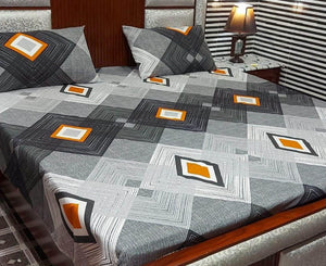 Cotton Printed Double Bedsheet